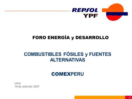 FORO ENERGÍA y DESARROLLO