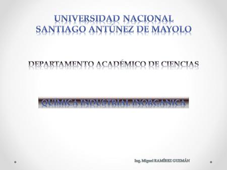 Universidad nacional santiago antúnez de mayolo