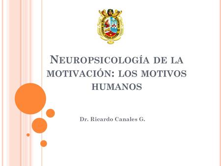 Neuropsicología de la motivación: los motivos humanos