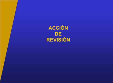ACCIÓN DE REVISIÓN.