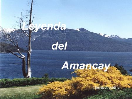 Leyenda del Amancay ( Sur de Argentina ).