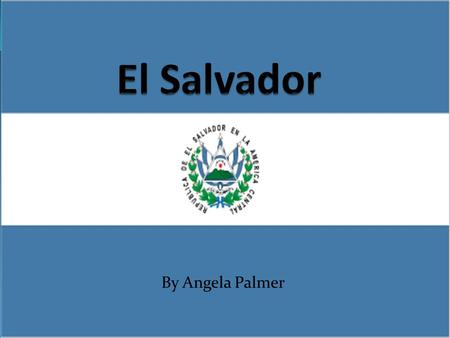 El Salvador By Angela Palmer.