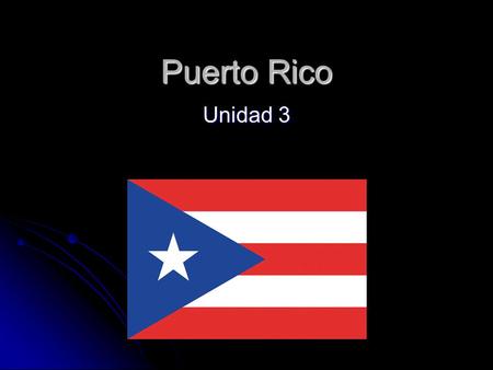 Puerto Rico Unidad 3.
