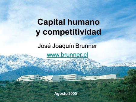 Capital humano y competitividad