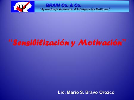 “Sensibilización y Motivación”
