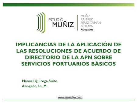 Manuel Quiroga Suito Abogado, LL.M.
