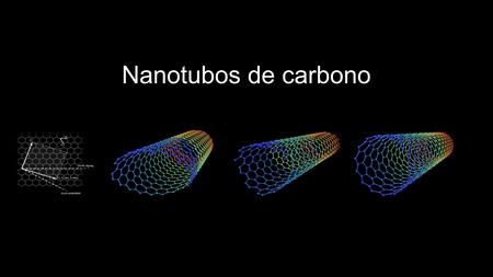 Nanotubos de carbono. PUNTO 1: Los encontramos PUNTO 2: son increíbles PUNTO 3: te debería importar.