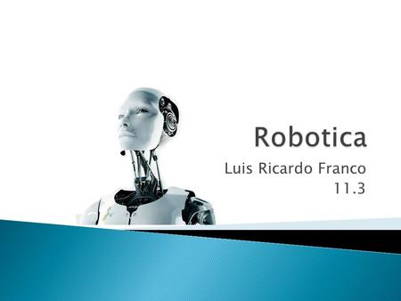 Robotica Luis Ricardo Franco 11.3.