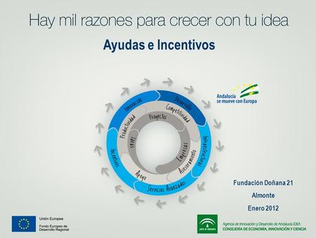 Ayudas e Incentivos Fundación Doñana 21 Almonte Enero 2012.
