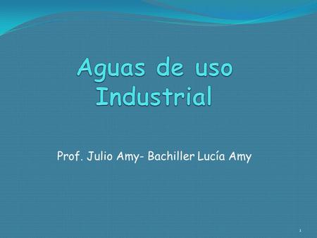 Aguas de uso Industrial