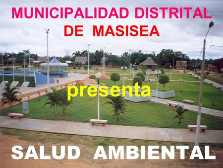 MUNICIPALIDAD DISTRITAL DE MASISEA