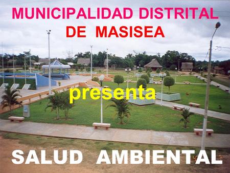 MUNICIPALIDAD DISTRITAL DE MASISEA