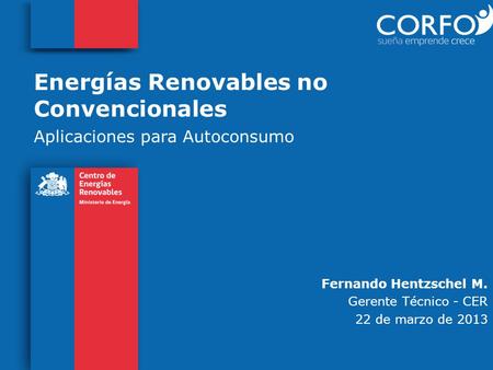 Energías Renovables no Convencionales