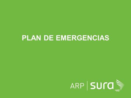 PLAN DE EMERGENCIAS.