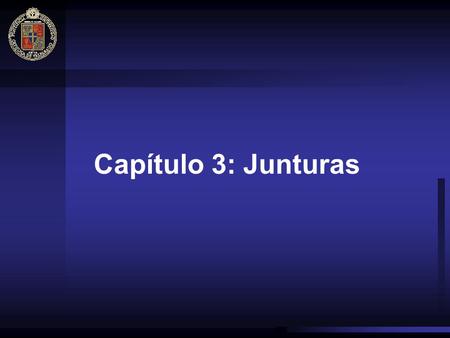 Capítulo 3: Junturas.