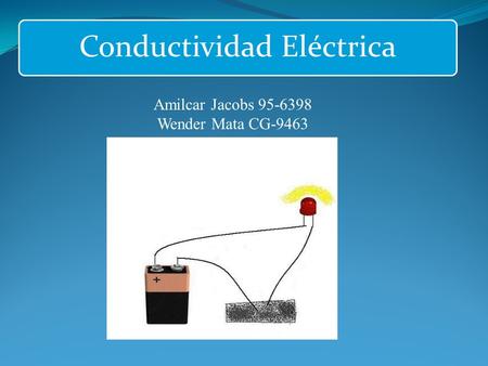 Conductividad Eléctrica