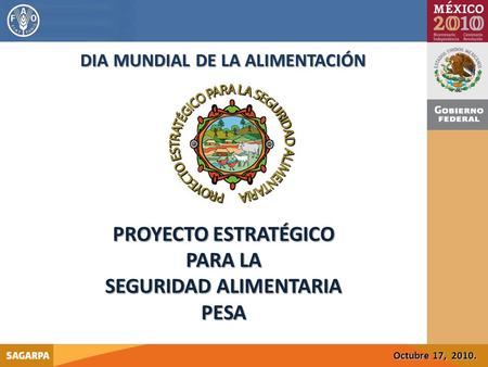 DIA MUNDIAL DE LA ALIMENTACIÓN SEGURIDAD ALIMENTARIA