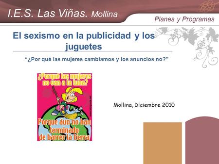 El sexismo en la publicidad y los juguetes
