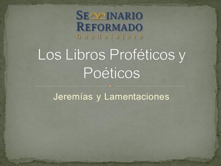 Los Libros Proféticos y Poéticos