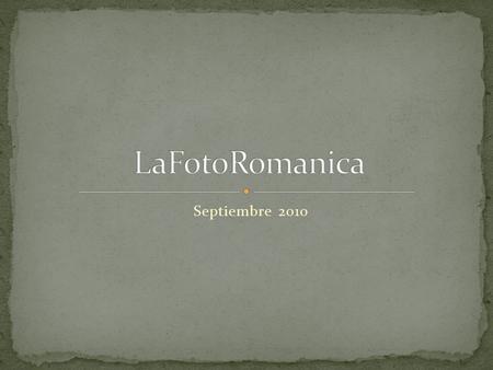 Septiembre 2010. 1 Iniciación / Baruk (Saludyromanico)