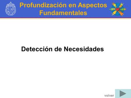 Profundización en Aspectos Fundamentales Detección de Necesidades