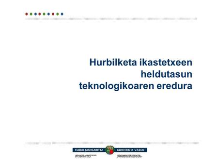 Hurbilketa ikastetxeen heldutasun teknologikoaren eredura