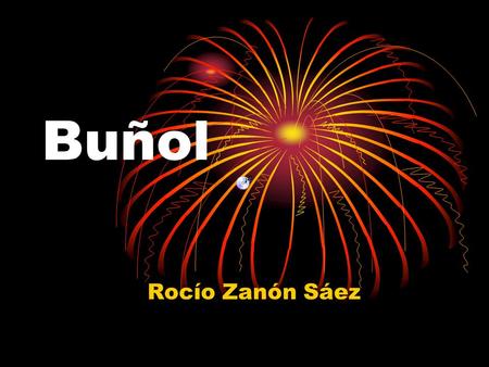 Buñol Rocío Zanón Sáez.