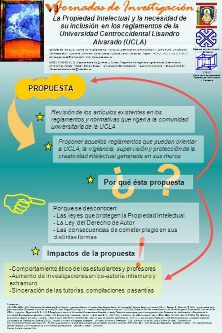 !  ? ? ESPOSITO de D., C. Centro de Investigaciones (CI-DAC) Decanato de Administración y Contaduría Universidad Centroccidental 'Lisandro Alvarado'.