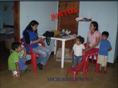 MICRORREGION 015. ESTADO ACTUAL Durante estos cinco meses he estado coordinando la zona de Oriente y Neira, mas exactamente en el Valle de Tenza en.