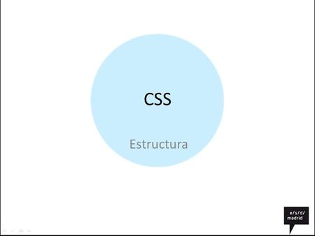 CSS Estructura.