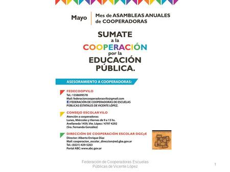 Federación de Cooperadoras Escuelas Públicas de Vicente López