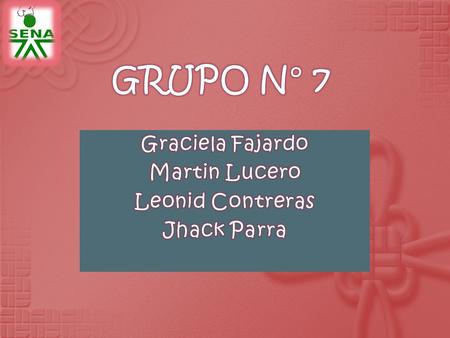 Graciela Fajardo Martin Lucero Leonid Contreras Jhack Parra