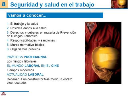 Seguridad y salud en el trabajo