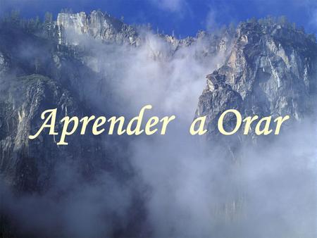 Aprender a Orar.