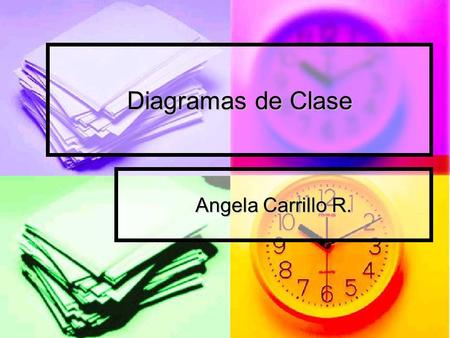 Diagramas de Clase Angela Carrillo R..