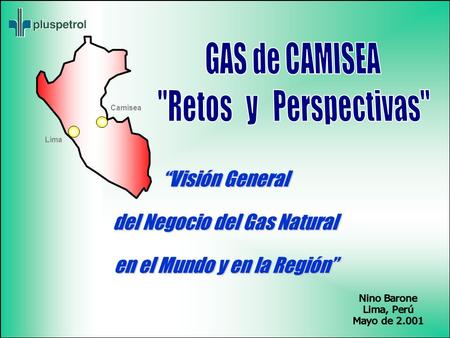 GAS de CAMISEA Retos y Perspectivas “Visión General