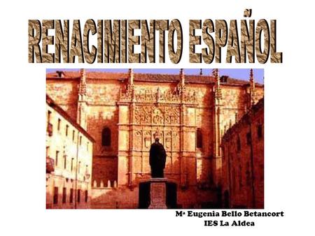 Mª Eugenia Bello Betancort IES La Aldea. Escasa iniciativa cultural y artística de los burgueses y municipios. Los que “encargan” arte son la Iglesia,