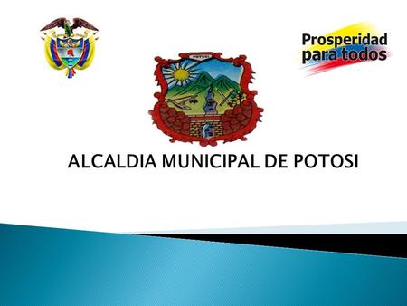 ALCALDIA MUNICIPAL DE POTOSI