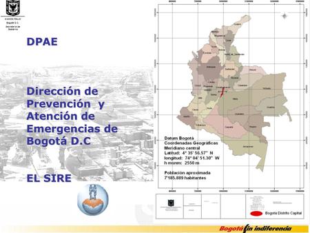 DPAE Dirección de Prevención  y Atención de Emergencias de Bogotá D.C
