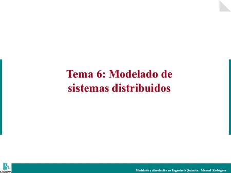 Tema 6: Modelado de sistemas distribuidos