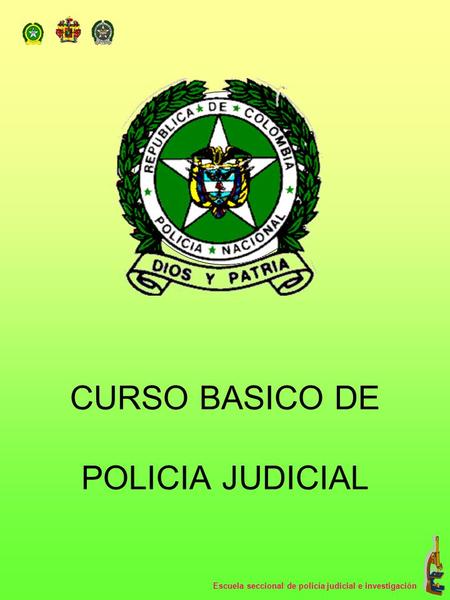 CURSO BASICO DE POLICIA JUDICIAL