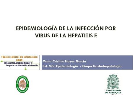 EPIDemiología de la infección por