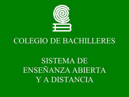 COLEGIO DE BACHILLERES