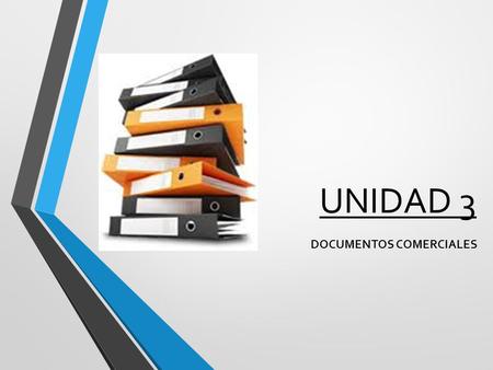 DOCUMENTOS COMERCIALES
