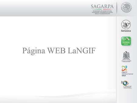 Página WEB LaNGIF. Avances Animal and Plant Health Inspection Service Por parte de la USDA tenemos el “Animal and Plant Health Inspection Service” que.