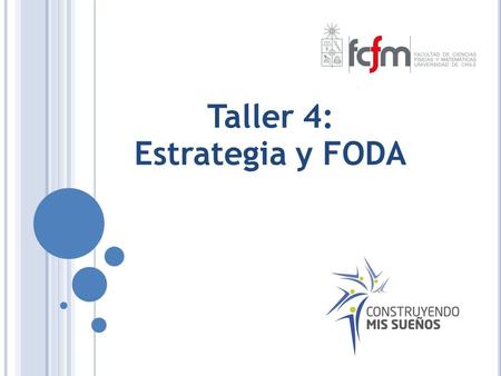 Taller 4: Estrategia y FODA.