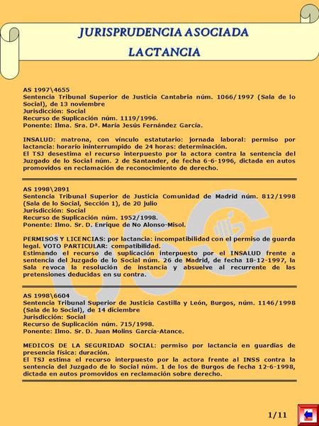 JURISPRUDENCIA ASOCIADA