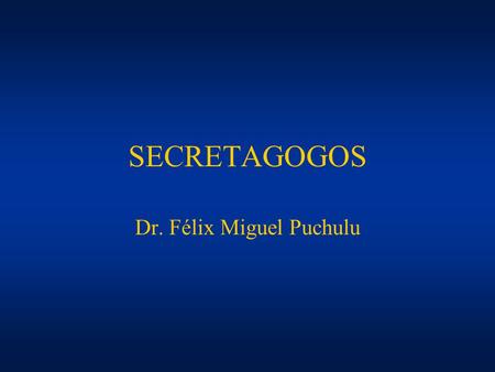 Dr. Félix Miguel Puchulu