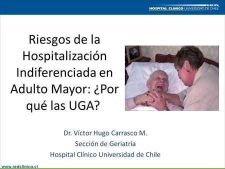 Dr. Víctor Hugo Carrasco M. Sección de Geriatría