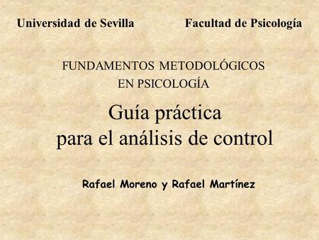 Guía práctica para el análisis de control